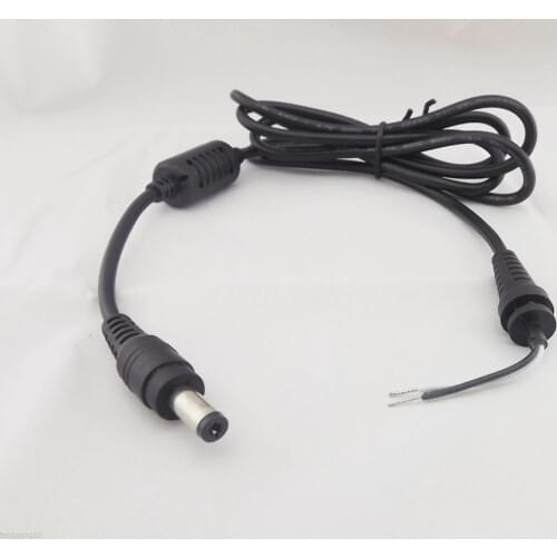 10pcs DC Tip Plug Power 5.5x 2.1mm Adapter Connector Cord Cable 1.2m