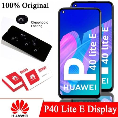 100% Original 6.39'' LCD Y7P 2020 for Huawei P40 Lite E Display Touch Screen Digitizer with frame Repair Parts