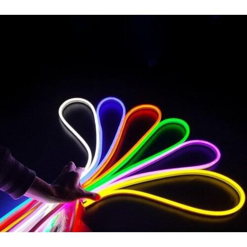 5M Neon Light Dance Party Decor Light Neon Silica Gel LED Lamp Waterproof Strip 6mm Narrow Neon Light 12V SMD 2835 120LEDs/M