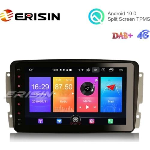 Erisin ES2763C 8" Android 10.0 Car Multimedia with GPS WiFi TPMS DVR DAB DSP CarPlay+ for Benz G Class W203 Vito Viano