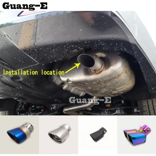 Car Cover Muffler Exterior End Pipe Outlet Dedicate Stainless Steel Exhaust Tip Tail 1pcs For Hyundai Sonata 10Th DN8 2020 2021