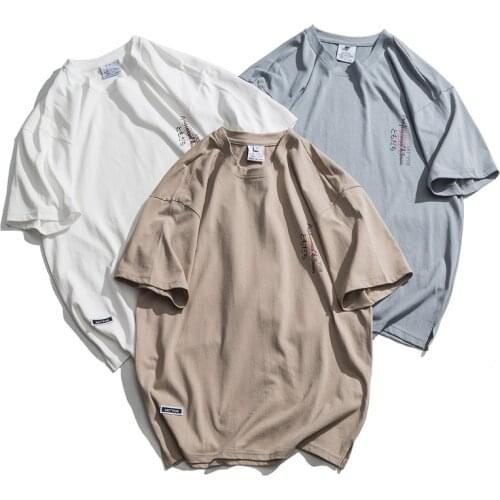 Summer New T Shirt Men Hip Hop Character Printed Male Tee Shirts Short Sleeve T Shirts Fashion High Street Tops Streetwear