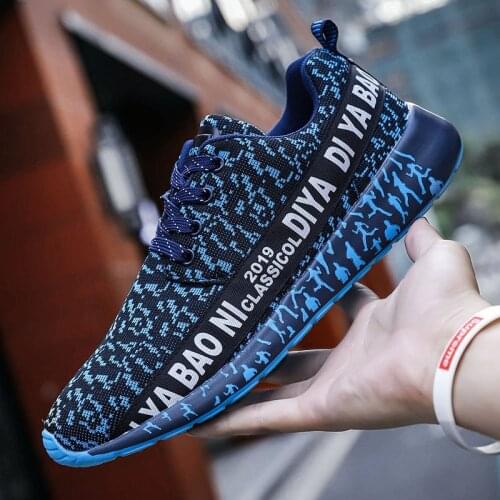 2021 Spring Mens Skateboarding Shoes Shoes Comfortable Sports Outdoor Sneakers Fashion Blue Chaussure Homme