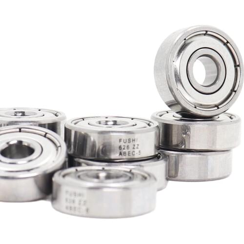 Desktop 3D Printer Special Bearing 626ZZ ( 10PCS ) 6X19X6mm Mute Ball Bearings 626Z For Kossel Mini Prusa i3 Parts 626 Z ZZ