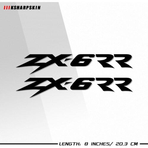 New motorcycle bicycle fuel tank sticker wheel helmet MOTO waterproof reflective logo for KAWASAKI ZX-6RR ZX6RR zx 6rr