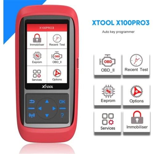 XTOOL X100 Pro3 Car Key Programmer Pro 3 Support EEPROM & 7 Special Reset Functions Free Update Lifetime