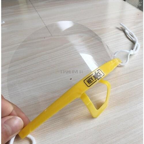 10 pieces of transparent mask catering food hotel plastic rubber for kitchen restaurant waiter smile prevent mist spit