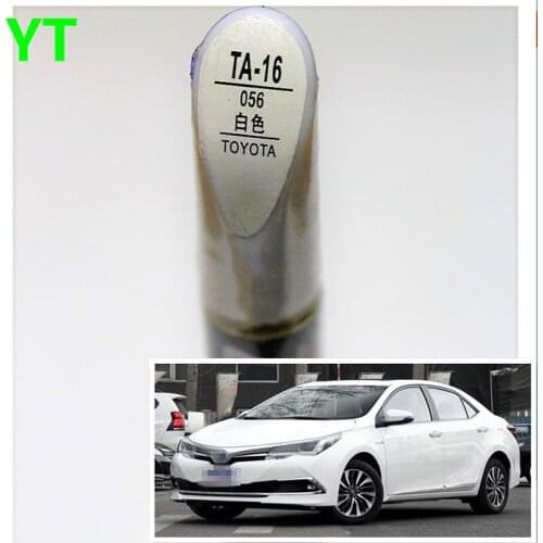 Car scratch repair pen, auto paint pen white color for Toyota Vios Corolla Reiz vois highlander Crown RAV4 Camry Yaris