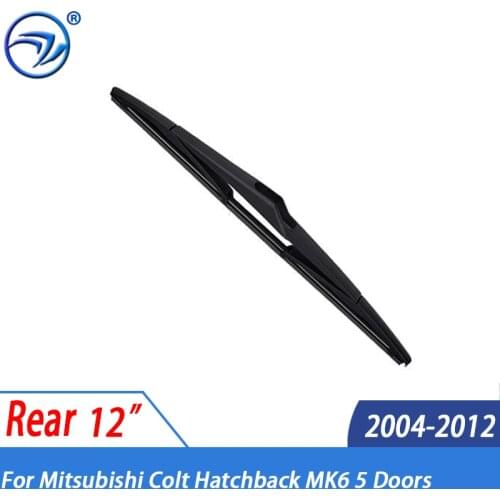 Wiper 12" Rear Wiper Blade For Mitsubishi Colt Hatchback MK6 5 Doors 2004-2012 2011 2010 2009 Windshield Windscreen Rear Window