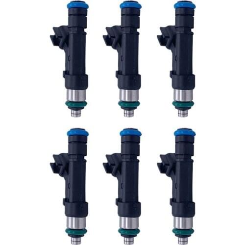 6Pcs/Lot Fuel Injector for Jeep Dodge Wrangler Chrysler 3.3L 3.8L 0280158119 04861667AA 812-11131