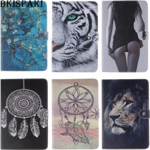 Smart Case for iPad Mini 1 2 3 Stand Magnetic Pattern PU Leather Cover for iPad mini 3 A1432 A1454 A1489 A1490 Holder Fundas