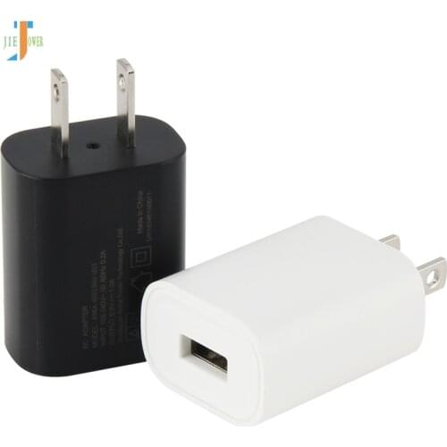 100pcs 5V 1A USB Charger Universal Phone Charger Safe Frosted Shell AH UL & FCC Power Adapter Charging Mobile phone Wall Charger