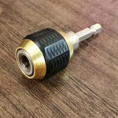 1/4 Inch Keyless Drill Bit Chuck Quick Change Adapter Converter Hex Shank