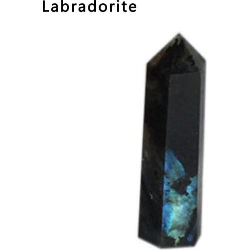 1PC Natural Rose Quartz Crystal Point Mineral Ornament Magic Repair Stick Family Home Decoration Study Decoration DIY Gift