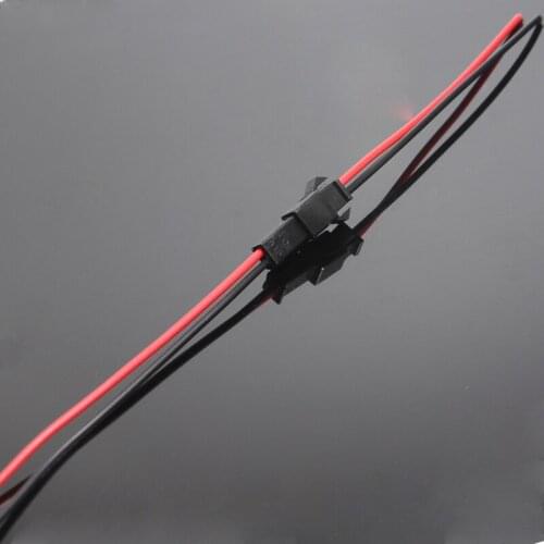 2.54SM/JST 2p male and female connector plug core hole LDE small current power signal wire harness