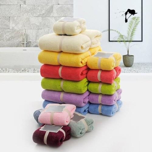 2pcs/set Nano Ultrafine Fiber Quick-drying Towel Cartoon Microfiber Absorbent Beach Bath Towels Kitchen Clean Absorbent Towels