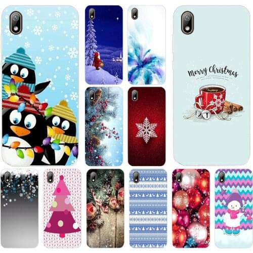 24 christmas lights gift 2 Silicone TPU Protective Cover Phone Case On Case For Huawei Y5 Y6 Y7 Prime 2019 Case Soft