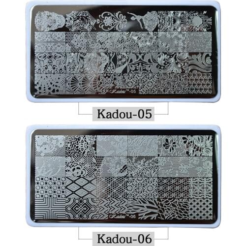 6.5*12cm Nail Art Stamping Plates Christmas Halloween/Christmas tree Necklace Butterfly Manicure Polish Stamp Stencil New 2018