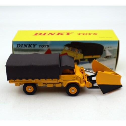 1/43 Atlas Dinky 567 CHASSE-NEIGE Unimog Snowplough MERCEDES-BENZ Diecast Models Toys Car