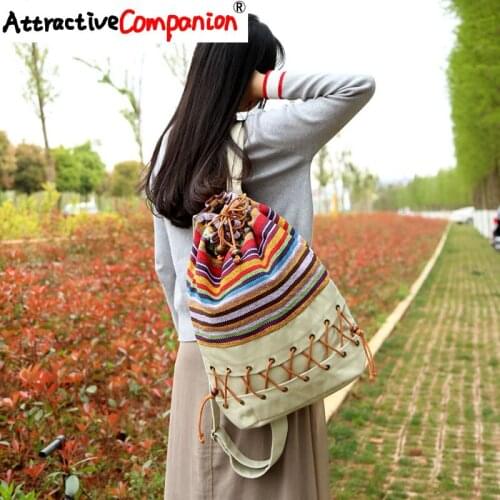 Attractivecompanion Women's Colored Backpacks