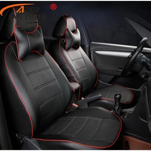 AutoDecorun Custom cover car seats for Land Rover Freelander 2 seat covers accessories PU leather seat cover cushion protectors