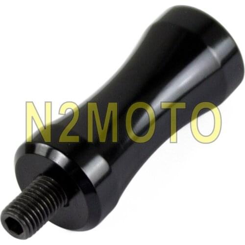 CNC Aluminum Black Shifter Peg Rough Gear Shift Peg for Harley Glide Dyna Softail Touring Sportster