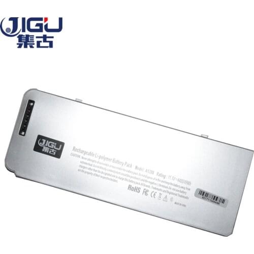 JIGU Silver Laptop Battery For Apple MacBook 13" A1278 For MacBook 13" A1280 MB771 MB466*/A