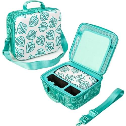 Nintendo Switch Deluxe Carrying Case Storage Bag with Handle,Shoulder Strap,Fits Switch Accessories Animal and Crossing