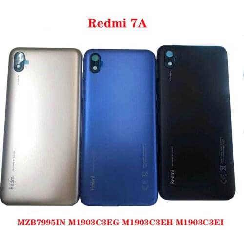 For Xiaomi Redmi 7 Redmi 7A New original Battery Back Cover door with camera lens