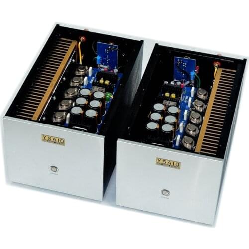 A pair reference famous machine circuit T350 HiFi gold-sealed mono power amplifier Super Class A split Post amplifier 300W*2