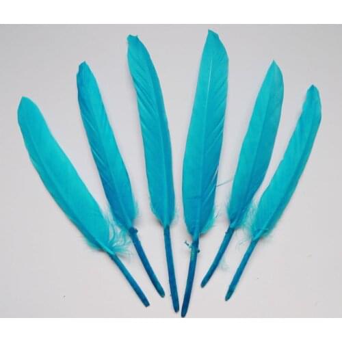 Wholesale 1000Pcs Sky Blue Goose Feathers 10-15cm plumes for DIY Crafts Wedding dreamcather Decoration Plumas Accessories