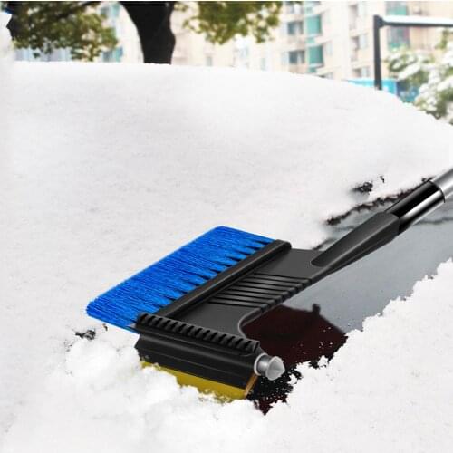 Extendable Snow Brush Remover Ice Scraper Retractable Multifunctional Snow Brush Removal Tool Ice Scraper for Car Windshield