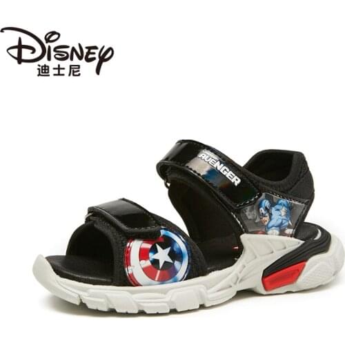 Marvel Avengers Captain America Boys Sandals Soft Sole Childrens Beach Shoes Kids Shoes Kids Sandals