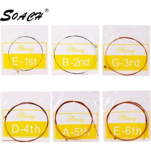 SOACH ukulele Guitar string wholesale 6 Strings Guitar / Bass / Ukulele / Banjo eplace instruments Guitar accessories