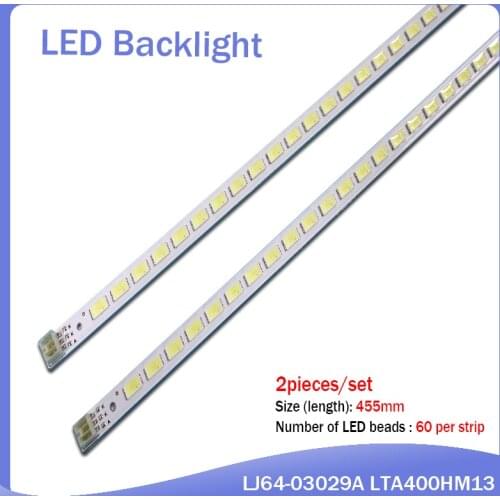 455mm LED Backlight Lamp strip 60 leds For LJ64-03567A SLED 2011SGS40 5630 60 H1 REV1.0 L40F3200B LJ64-03029A LTA400HM13