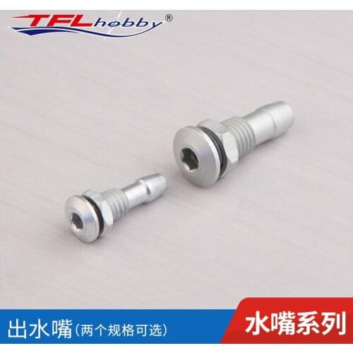 TFL Hobby M6 M8 Alum. Water Outlet for RC Electrice Boat, Gas Boat