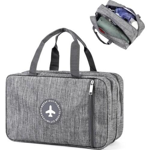 Oxford waterproof carry on travel bag dry wet separate beach bag swimming travel organizer weekend bag gym tote large capccity