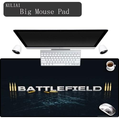 XGZ Personalise Non-Skid Rubber Large Gaming Mouse Pad Battlefield 3 Pattern Mouse Mat Desktop PC Computer Laptop Mousepad