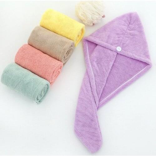 1PC Hair Towel Microfiber Fast Dry Bathing Towel Cap Women Shower Caps Hair Magic Drying Bathing Towel Cap товары для ванны