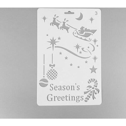 1pc Stencil For Decor DIY Craft Hollow Layering Wall Painting Template Scrapbooking Embossing Paper Card Office School Supplies