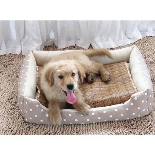 Dog bamboo mat, cooler mattress for your pets both dog and cats