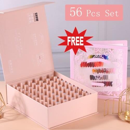 2021 Fast Shipment VIP Kits of Nail Gel Polish 56pcs/lot Gel Varnish Soak Off UV LED Nail Gel Color Palette Gel Lacquer