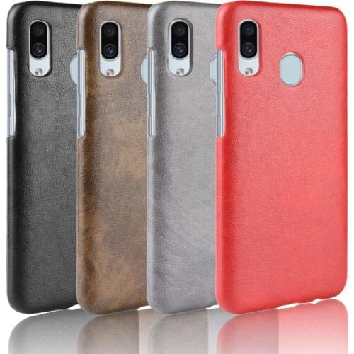 For Samsung Galaxy A30 Case Litchi Skin Pattern PU Leather and PC Book Cover For Samsung A30 A 30 SM-A305F A305 A305F Phone Case