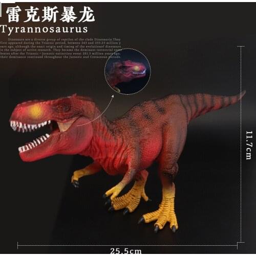 Prehistoric Jurassic Dinosaurs World Tyrannosaurus Big Size Animals Model Action Figures PVC High Quality Toy for Kids Gift