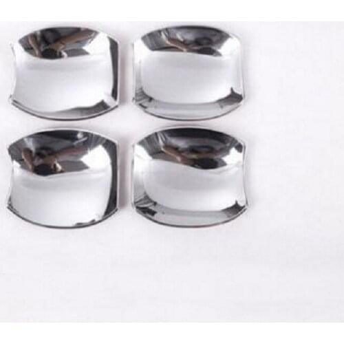 ABS Chrome Door Handle Bowl Cover Trim Door Bowl Decal Sticker For Toyota Alphard Vellfire 2016-2021 Car Styling Accessories