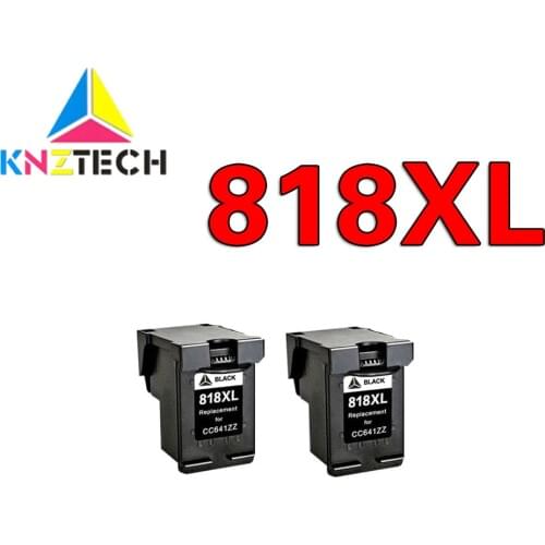 Black ink cartridge For hp818 Compatible for hp 818 DJ D2500 F2418 D2568 D1600 D1668 D2600 D2668 F4200 F4238 printers