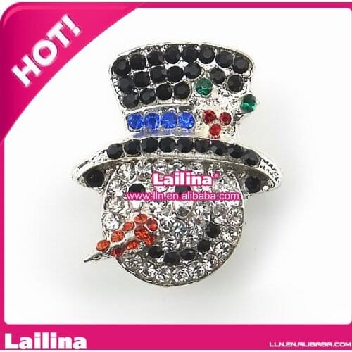 Hot sale cute rhinestone christmas decorative pendant necklaces/Chunky pendant