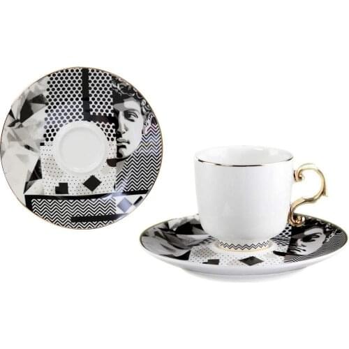 LUCKYART- LYTU SERIESALDERA Bone 6LI Coffee Cup Set