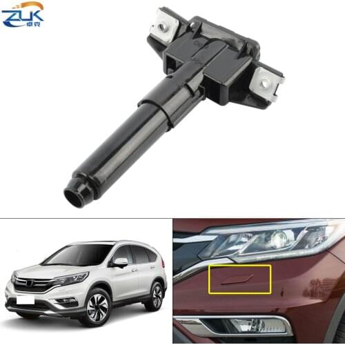 ZUK Front Headlight Washer Nozzle For HONDA CRV 2015-2016 Asian USA Model Head Light Cleaner Water Spray Jet Actuator