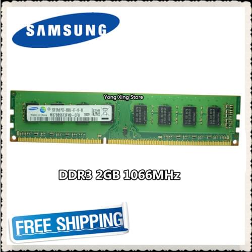 Samsung Desktop memory DDR3 2GB 4GB 1066MHz 2G PC3-8500U PC RAM 1066 8500 computer